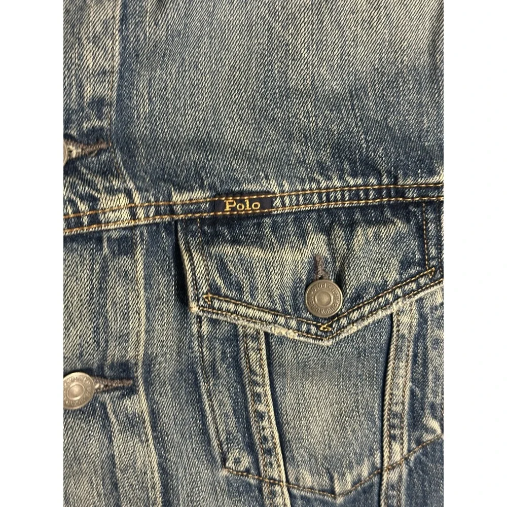 Polo Ralph Lauren Large Trucker Jacket Varsity 